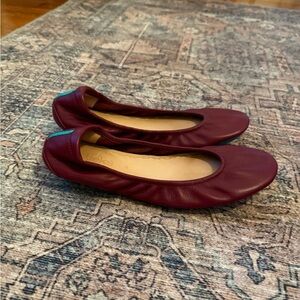 Tieks Maroon Ballet Flats